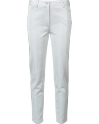 Женские серебряные брюки-галифе от Jeremy Scott