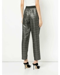 Женские серебряные брюки-галифе от Layeur