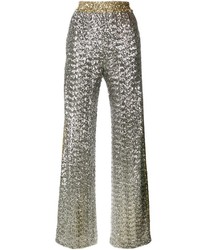 Женские серебряные брюки с пайетками от Faith Connexion