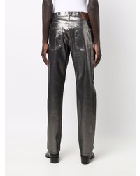 Мужские серебряные джинсы от Etro