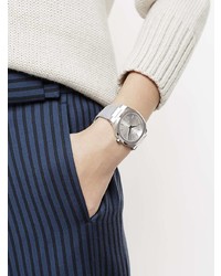 Женские серебряные замшевые часы от D1 Milano
