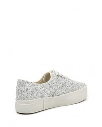 Женские серебряные кеды от Bella Comoda