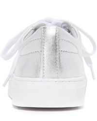 Женские серебряные кеды от Tory Burch