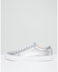 Женские серебряные кеды от Oasis