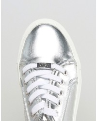 Женские серебряные кеды от Faith