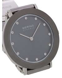 Женские серебряные керамические часы от Bering