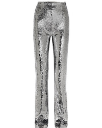Женские серебряные классические брюки с пайетками с украшением от 16Arlington