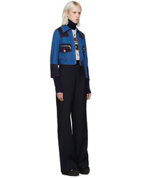 Серебряные кожаные босоножки на танкетке от Opening Ceremony