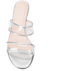 Женские серебряные кожаные босоножки от Ritch Erani NYFC