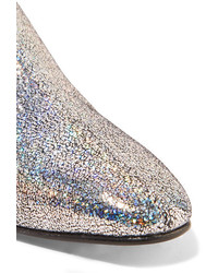 Женские серебряные кожаные ботинки челси от Joseph