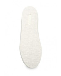 Женские серебряные кожаные кеды от DKNY Active