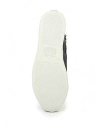 Женские серебряные кожаные кеды от Keddo