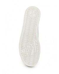 Женские серебряные кожаные кеды от Kylie