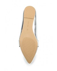 Женские серебряные кожаные лоферы от LOST INK