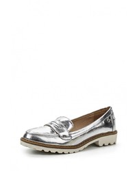 Женские серебряные кожаные лоферы от XTI