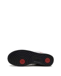 Мужские серебряные кожаные низкие кеды от Nike