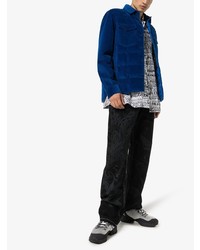 Мужские серебряные кожаные рабочие ботинки от Roa