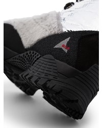 Мужские серебряные кожаные рабочие ботинки от Roa