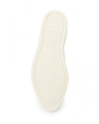 Женские серебряные кожаные слипоны от Bronx