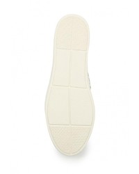 Женские серебряные кожаные слипоны от Stuart Weitzman