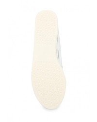 Женские серебряные кожаные слипоны от Sweet Shoes