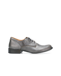 Серебряные кожаные туфли дерби от Fiorentini+Baker