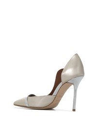 Серебряные кожаные туфли от Malone Souliers