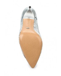 Серебряные кожаные туфли от Dino Ricci