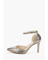 Серебряные кожаные туфли от Indiana