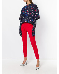 Серебряные кожаные туфли от Balenciaga