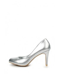 Серебряные кожаные туфли от Stephan