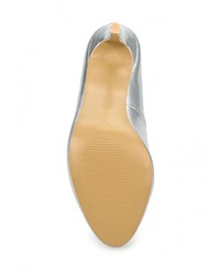 Серебряные кожаные туфли от Stephan