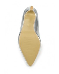 Серебряные кожаные туфли от Stephan