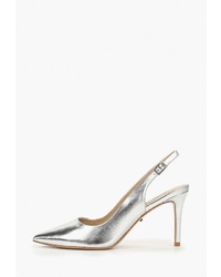 Серебряные кожаные туфли от Vitacci