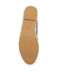 Женские серебряные кожаные эспадрильи от Bellamica