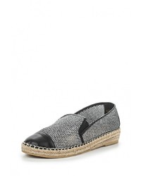 Женские серебряные кожаные эспадрильи от Tom &amp; Eva