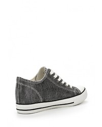 Серебряные кроссовки на танкетке от Bella Comoda