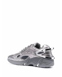 Мужские серебряные кроссовки от Raf Simons