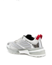 Мужские серебряные кроссовки от Givenchy