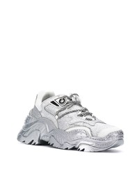 Мужские серебряные кроссовки от N°21