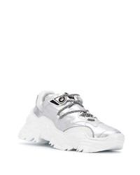 Мужские серебряные кроссовки от N°21