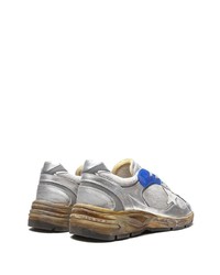Мужские серебряные кроссовки от Golden Goose