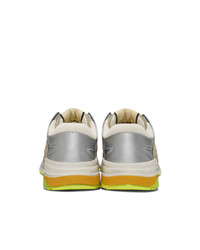 Мужские серебряные кроссовки от Gucci