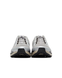 Мужские серебряные кроссовки от Salomon