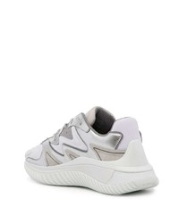 Мужские серебряные кроссовки от Valentino Garavani