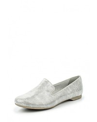 Женские серебряные лоферы от Marco Tozzi