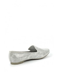 Женские серебряные лоферы от Marco Tozzi