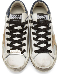Женские серебряные низкие кеды от Golden Goose