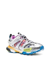 Мужские серебряные низкие кеды от Balenciaga