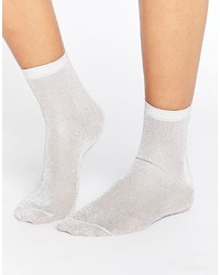 Женские серебряные носки от Asos